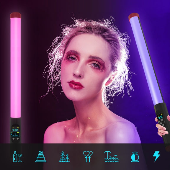 PULUZ RGB 114 LEDs Water-resistant Photography Handheld Light Stick with Remote Control(Red)