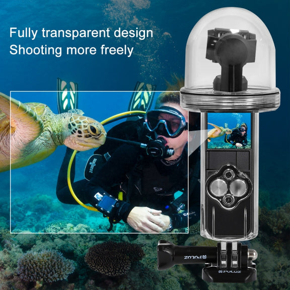 PULUZ 60m Underwater Water-resistant Housing Diving Case Cover for DJI Osmo Pocket