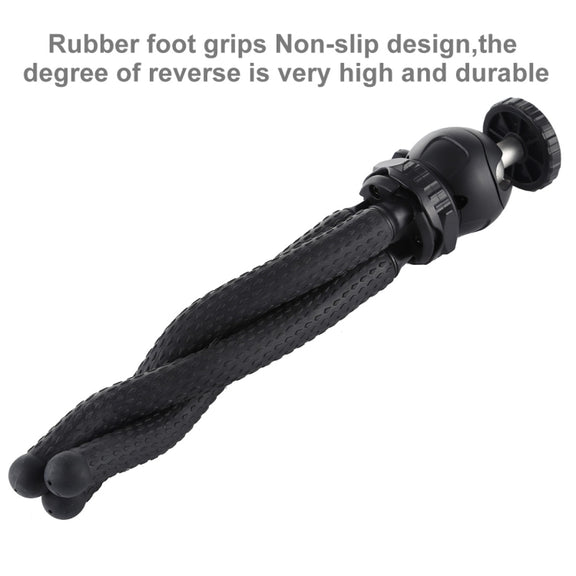 PULUZ Mini Octopus Flexible Tripod Holder with Ball Head for SLR Cameras, GoPro, Cellphone, Size: 25cmx4.5cm