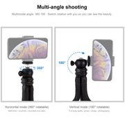 PULUZ Mini Octopus Flexible Tripod Holder with Ball Head for SLR Cameras, GoPro, Cellphone, Size:30cmx5cm