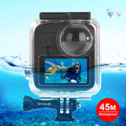 PULUZ 45m Underwater Water-resistant Housing Diving Case for GoPro MAX, with Buckle Basic Mount & Screw
