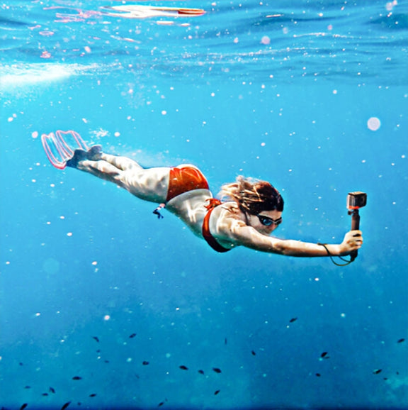 PULUZ 60m Underwater Depth Diving Case Water-resistant Camera Housing for Insta360 ONE R 4K Wide-angle Edition(Transparent)