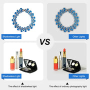 PULUZ 1000LM LED Acrylic No Polar Dimming Shadowless Light Pad with Switch for 40cm Photo Studio Box(EU Plug)