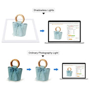 PULUZ 1000LM LED Acrylic No Polar Dimming Shadowless Light Pad with Switch for 40cm Photo Studio Box(EU Plug)