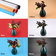 PULUZ Photography Background PVC Paper Kits for Studio Tent Box, Size: 121cm x 58cm(Red)
