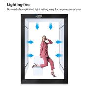 PULUZ 2m 240W 5500K Photo Light Studio Box Kit for Clothes / Adult Model Portrait(EU Plug)