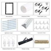 PULUZ 2m 240W 5500K Photo Light Studio Box Kit for Clothes / Adult Model Portrait(EU Plug)