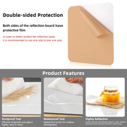 PULUZ 20cm Photography Acrylic Reflective Display Table Background Board(White)
