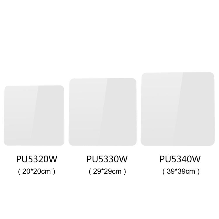 PULUZ 20cm Photography Acrylic Reflective Display Table Background Board(White)