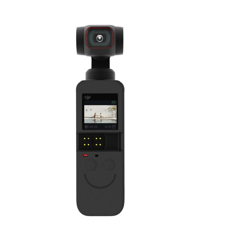 PULUZ  2 in 1 Silicone Cover Case Set for DJI OSMO Pocket 2 (Black)