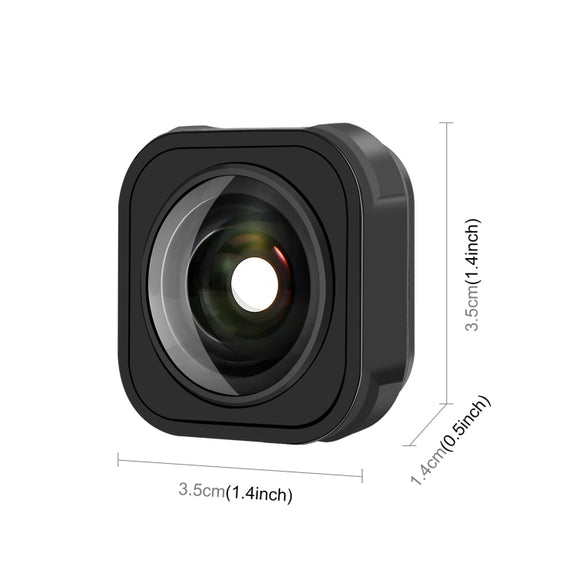 PULUZ Max Lens Mod Wide Angle Lens for GoPro Hero13 Black / Hero12 Black / Hero11 Black / HERO10 Black / HERO9 Black(Black)