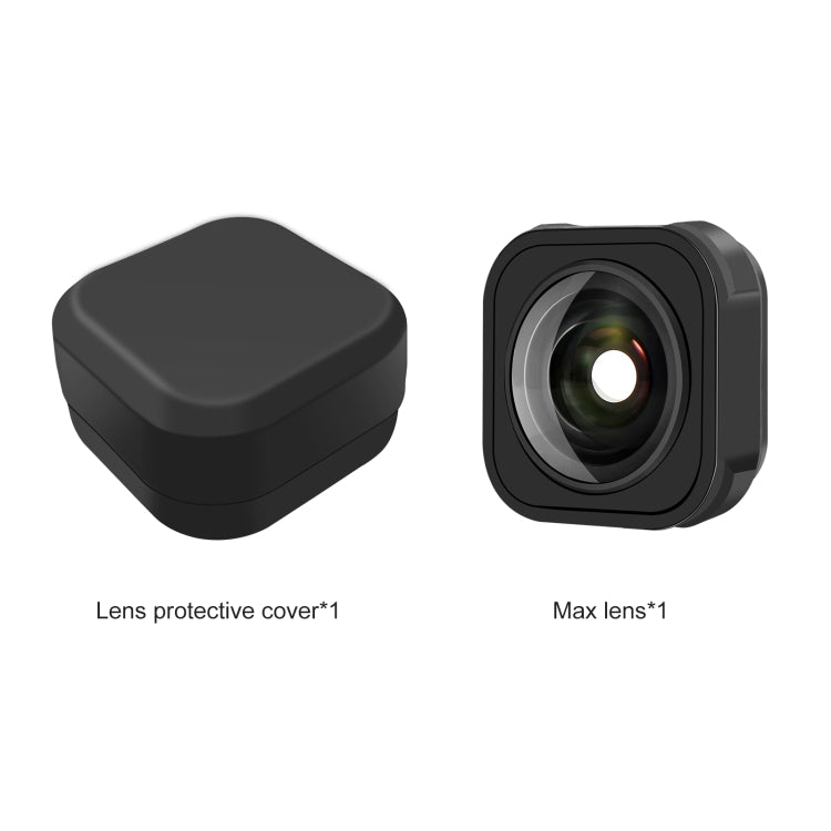 PULUZ Max Lens Mod Wide Angle Lens for GoPro Hero13 Black / Hero12 Black / Hero11 Black / HERO10 Black / HERO9 Black(Black)