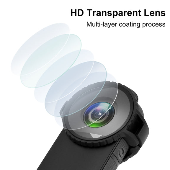 PULUZ Upgrade Lens Guard Protective Glass Cover for Insta360 One X2(Black)