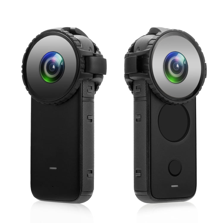 PULUZ Upgrade Lens Guard Protective Glass Cover for Insta360 One X2(Black)