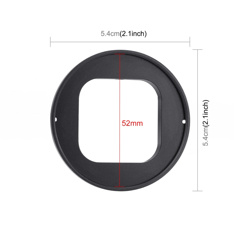 PULUZ 52mm CPL + UV Lens Filter with Adapter Ring for GoPro HERO12 Black /11 Black /11 Black Mini /10 Black /9 Black