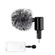 PULUZ 8PIN Jack Mobile Phone Omnidirectional Condenser Adjustable Microphone(Black) - Microphone by PULUZ | Online Shopping South Africa | PMC TechLife | Buy Now Pay Later Mobicred