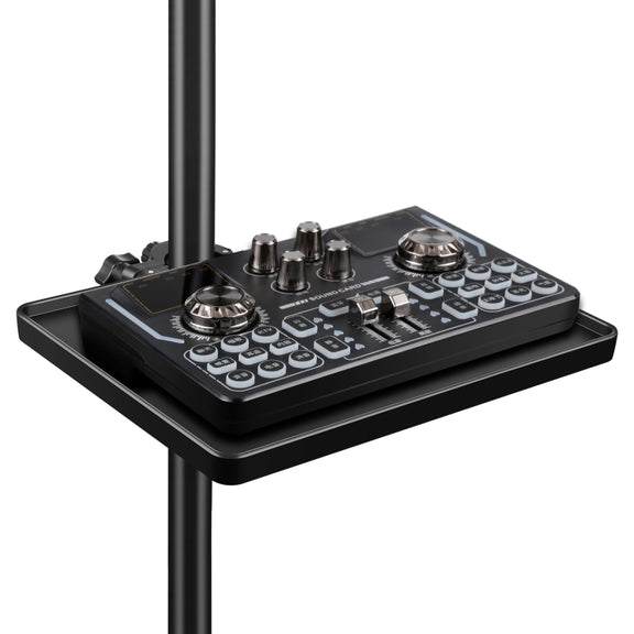 PULUZ Standard Version Live Tripod Sound Card Tray, Size: 16.5 x 22cm (Black)