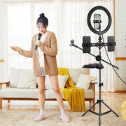 PULUZ Standard Version Live Tripod Sound Card Tray, Size: 16.5 x 22cm (Black)