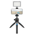 PULUZ Mini VLOG Live Stabilizer Stand Tripod with Phone Clamp for Smartphones (Blue) - Stand by PULUZ | Online Shopping South Africa | PMC TechLife | Buy Now Pay Later Mobicred