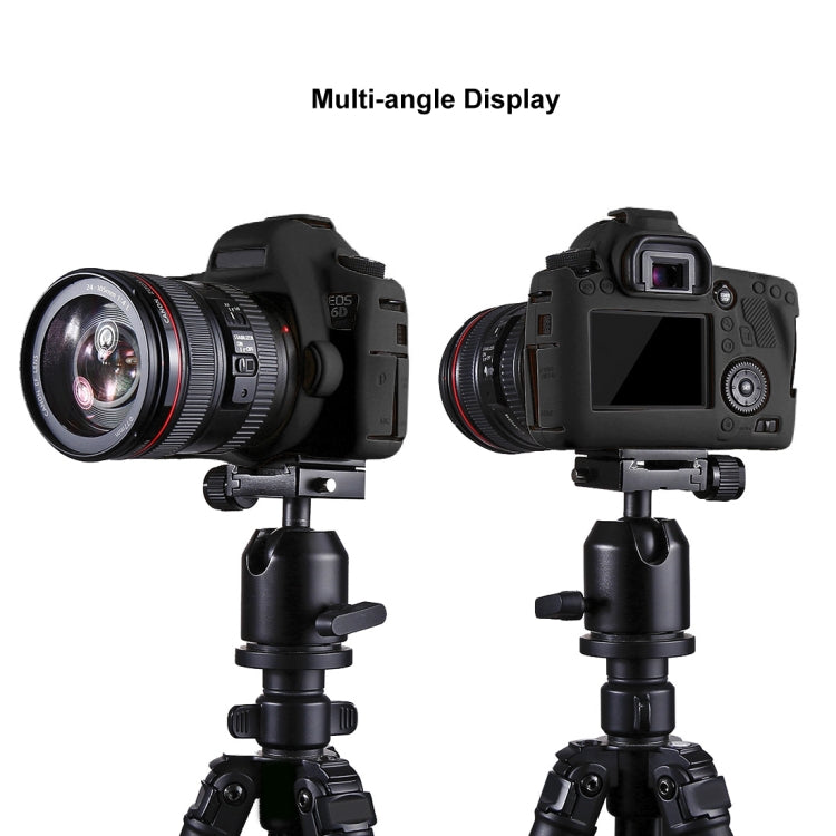 PULUZ Soft Silicone Protective Case for Canon EOS 6D(Black)