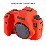PULUZ Soft Silicone Protective Case for Canon EOS 6D(Red)