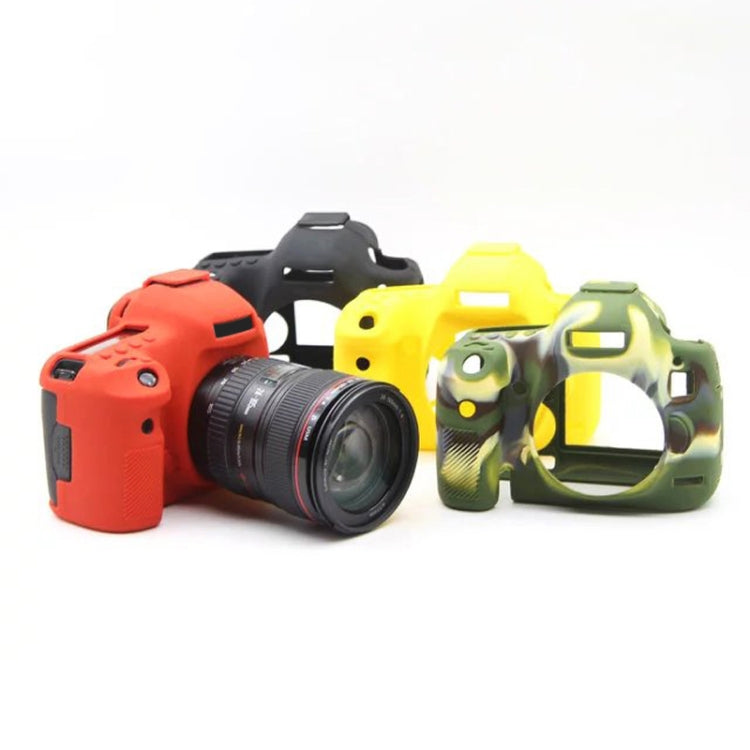 PULUZ Soft Silicone Protective Case for Canon EOS 5D Mark III / 5D3(Red)