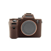 PULUZ Soft Silicone Protective Case for Sony ILCE-7MII / 7SMII / 7RMII(Coffee)