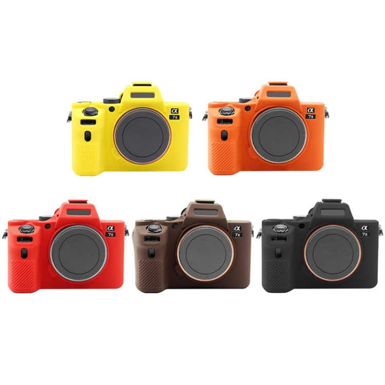 PULUZ Soft Silicone Protective Case for Sony ILCE-7MII / 7SMII / 7RMII(Black)