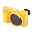 PULUZ Soft Silicone Protective Case for Sony ILCE-6000 / A6000(Yellow) - Protective Case by PULUZ | Online Shopping South Africa | PMC TechLife | Buy Now Pay Later Mobicred