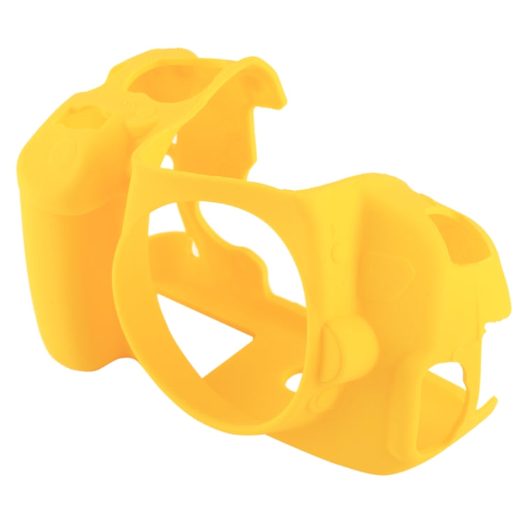 PULUZ Soft Silicone Protective Case for Canon EOS 650D / 700D(Yellow)