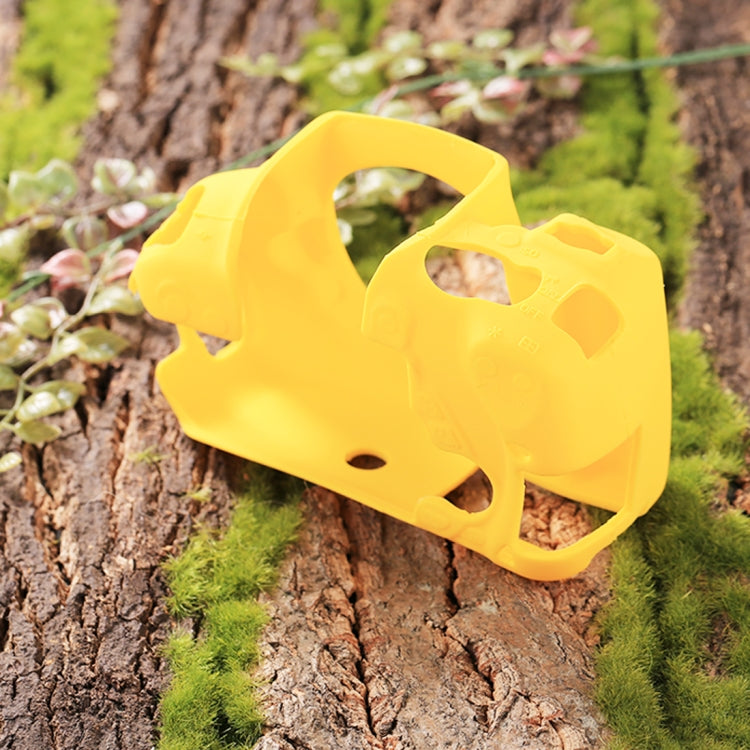 PULUZ Soft Silicone Protective Case for Canon EOS 650D / 700D(Yellow)