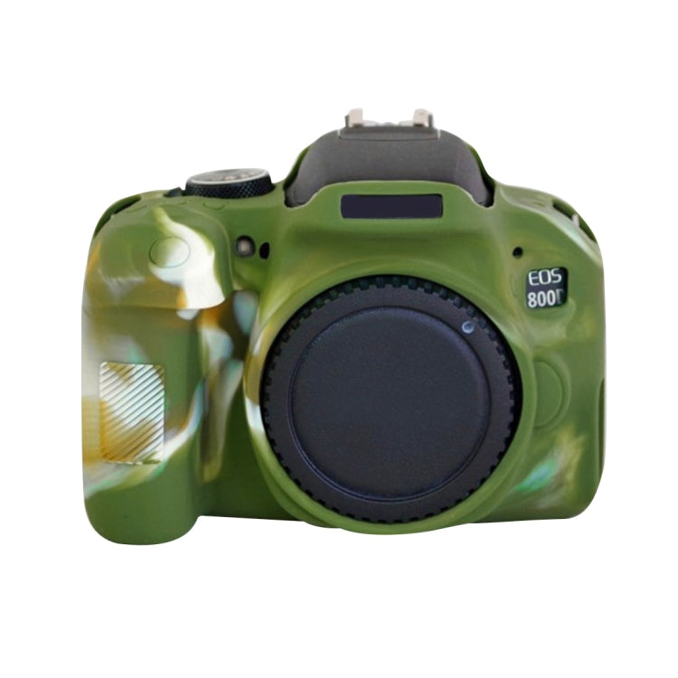 PULUZ Soft Silicone Protective Case for Canon EOS 800D(Camouflage)