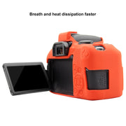 PULUZ Soft Silicone Protective Case for Canon EOS 800D(Red)