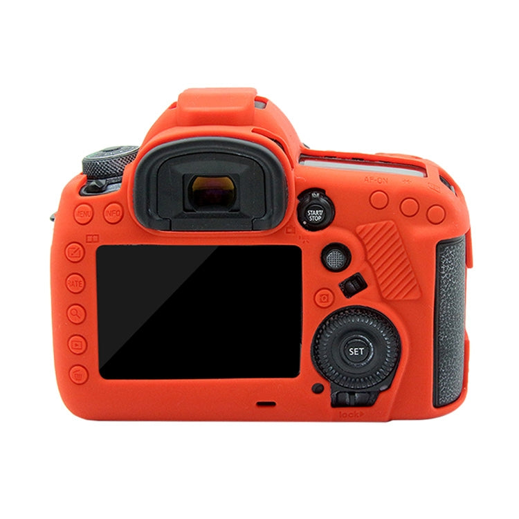 PULUZ Soft Silicone Protective Case for Canon EOS 5D Mark IV(Red)