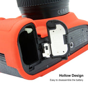 PULUZ Soft Silicone Protective Case for Canon EOS 5D Mark IV(Red)