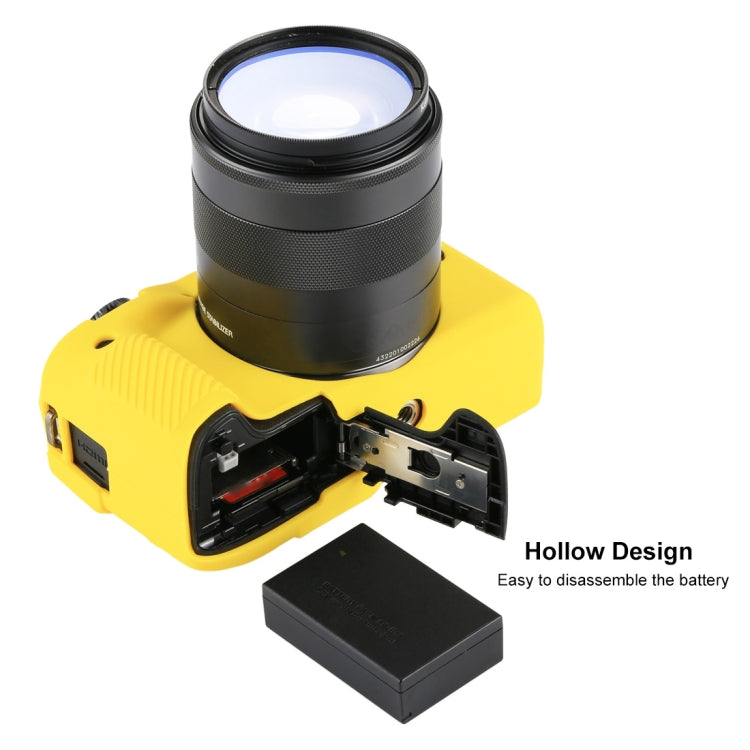 PULUZ Soft Silicone Protective Case for Canon EOS M3(Yellow)