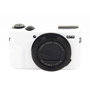 PULUZ Soft Silicone Protective Case for Canon EOS G7 X Mark II(White)