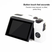 PULUZ Soft Silicone Protective Case for Canon EOS G7 X Mark II(White)