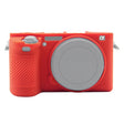 PULUZ Soft Silicone Protective Case for Sony ILCE-6500(Red) - free shipping - PMC TechLife - Order now!
