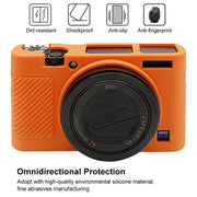 PULUZ Soft Silicone Protective Case for Sony RX100 III / IV / V(Orange)