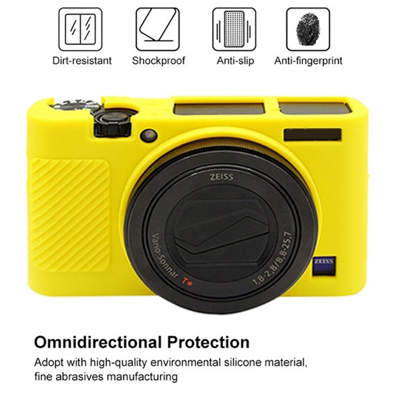 PULUZ Soft Silicone Protective Case for Sony RX100 III / IV / V(Yellow)
