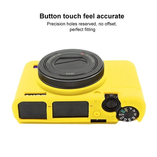 PULUZ Soft Silicone Protective Case for Sony RX100 III / IV / V(Yellow)