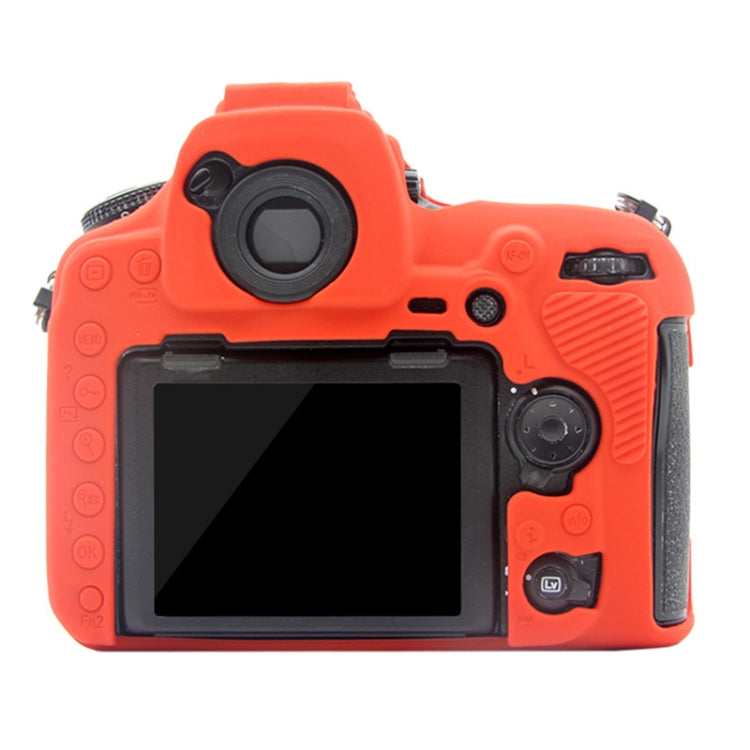 PULUZ Soft Silicone Protective Case for Nikon D850(Red)