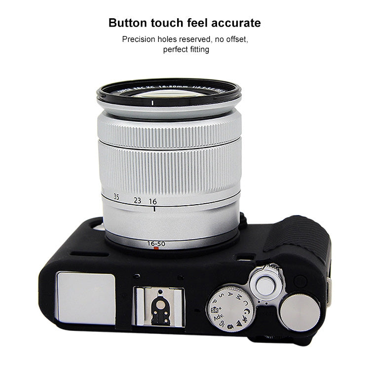 PULUZ Soft Silicone Protective Case for FUJIFILM X-A3 / X-A10(Black)
