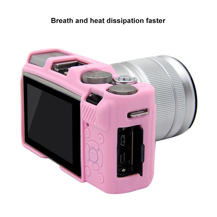 PULUZ Soft Silicone Protective Case for FUJIFILM X-A3 / X-A10(Pink)