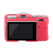 PULUZ Soft Silicone Protective Case for FUJIFILM X-A3 / X-A10(Rose Red)