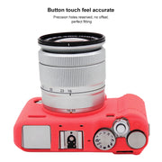 PULUZ Soft Silicone Protective Case for FUJIFILM X-A3 / X-A10(Rose Red)