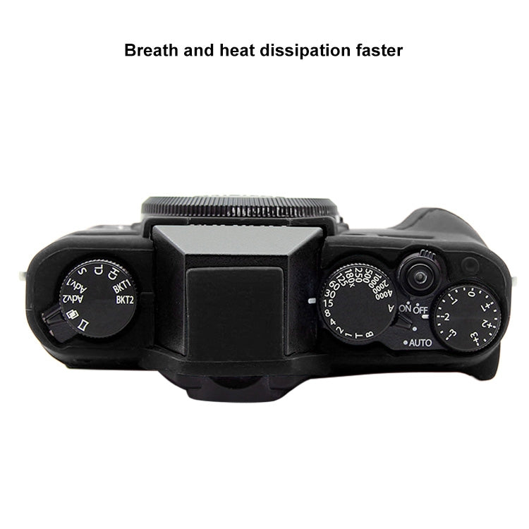 PULUZ Soft Silicone Protective Case for FUJIFILM XT10(Black)