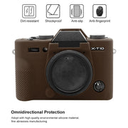PULUZ Soft Silicone Protective Case for FUJIFILM XT10(Coffee)