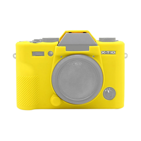PULUZ Soft Silicone Protective Case for FUJIFILM XT10(Yellow)
